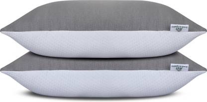 AVI Microfibre Sleeping Pillow Pack of 2 Solid Cloud Spun Height Adjustable