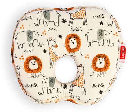 LuvLap Polyester Fibre Animals Baby Pillow Pack of 1