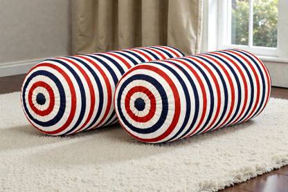 ACTOS Microfibre Bolster Pack of 2 Geometric Combo Set Of 2