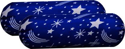 GKM Microfibre Bolster Pack of 2 Abstract Round Bolster