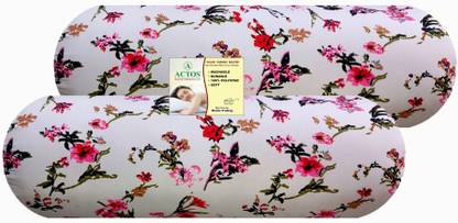 ACTOS Microfibre Bolster Pack of 2 Floral