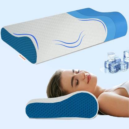homerz Memory Foam Solid Orthopaedic Pillow Pack of 1
