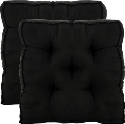KUBER INDUSTRIES Microfibre Chair Pad Pack of 2 Solid