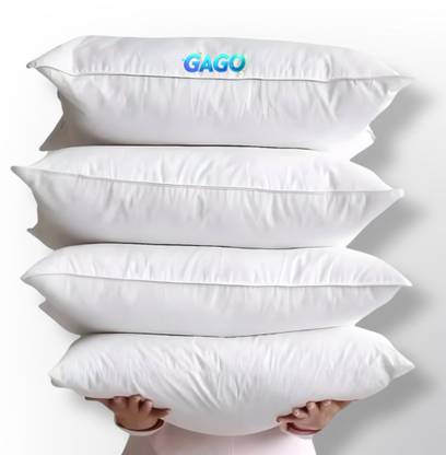 GAGO Cotton Sleeping Pillow Pack of 4 Solid Luxury