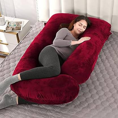 JoJo J SHAPE Microfibre Solid Body Pillow Pack of 1