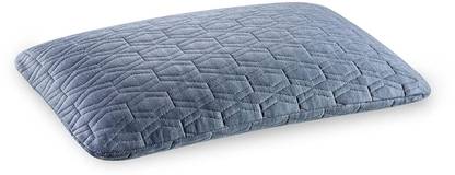 The White Willow Slim Cooling Gel XXL King Size Bed Pillow 34" L x 16" W x 2.5" H Foam Solid Sleeping Pillow Pack of 1