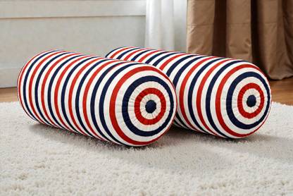 ACTOS Microfibre Bolster Pack of 2 Geometric Combo Set Of 2