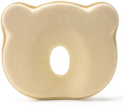 BRANDONN Memory Foam Solid Baby Pillow Pack of 1