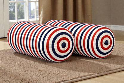 ACTOS Microfibre Bolster Pack of 2 Geometric Combo Set Of 2