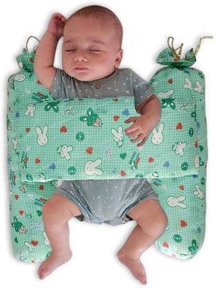 Millionminds Cotton Bolster Pack of 1 Toons & Characters Newborn/Infants Soft & Comfy Anti-Rolling Bolsters Pillow for Baby Sleeping