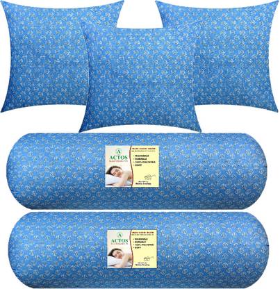 ACTOS Microfibre Cushion Pack of 5 Floral 2 Bolster 3