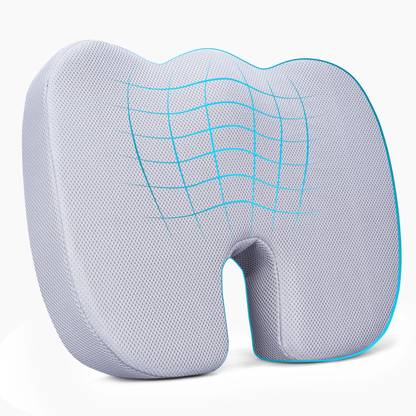 Twinkido Memory Foam Cushion Pack of 1 Solid