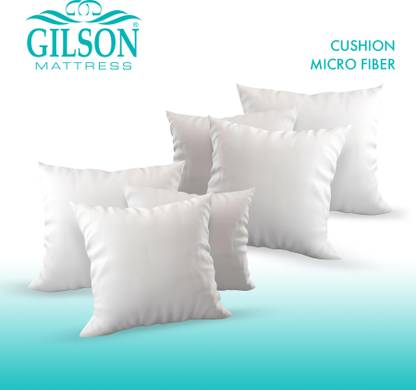 Gilson Microfibre Cushion Pack of 6 Solid 12 x 12 Inch