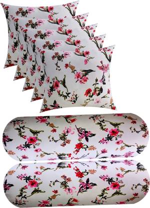 ACTOS Microfibre Sleeping Pillow Pack of 7 Floral