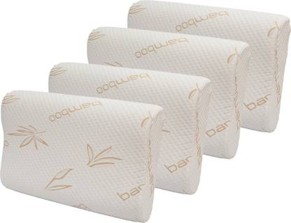 AYKA Contour Memory Foam Memory Foam Abstract Orthopaedic Pillow Pack of 4
