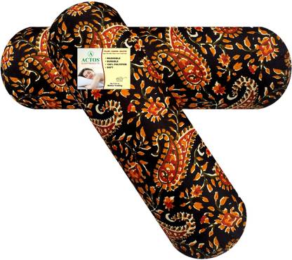 ACTOS Microfibre Bolster Pack of 2 Floral