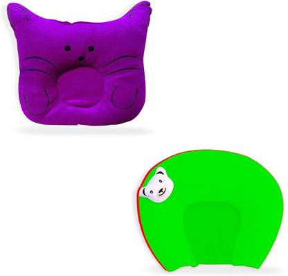 Little Buzz Cotton, Mustard Seeds Baby Pillow Pack of 2 Animals