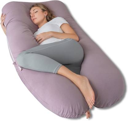 KESHAVE PHARMA U Cotton Solid Pregnancy Pillow Pack of 1