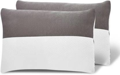 Wakefit Polyester Fibre Solid Sleeping Pillow Pack of 2