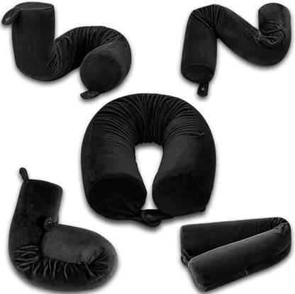 araami Twist Travel Pillow, Bendable Neck Pillow, Flexible Memory Foam Solid Sleeping Pillow Pack of 1