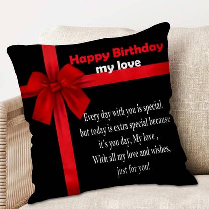 ME&YOU Gift & Home Decor Microfibre Quotes Cushion Pack of 1