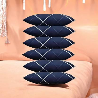 GZZZSD Microfibre Solid Sleeping Pillow Pack of 6