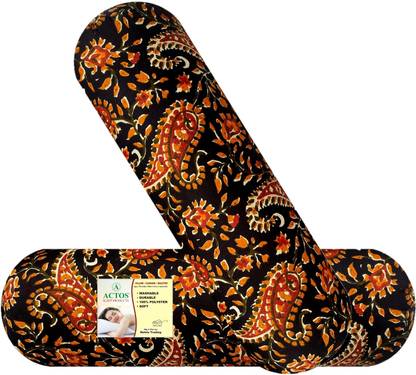 ACTOS Microfibre Bolster Pack of 2 Floral