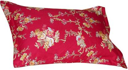 Oscar Home Buckwheat Hull Pillow Polyester Fibre Floral Orthopaedic Pillow Pack of 1