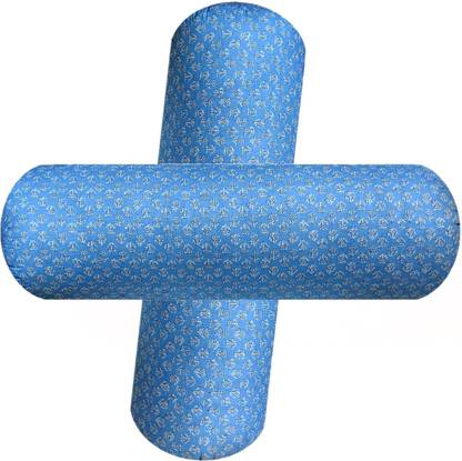 Swikon star Microfibre Bolster Pack of 2 Floral