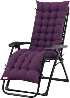 maatrikaa Multipurpose Long Chair Cushion for Rocking Chair, Office, Home & Indoor/Outdoor Polyester Fibre Solid Chair Pad Pack of 1