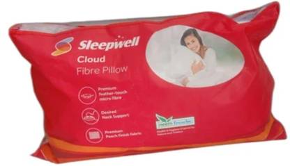 Sleepwell Cloud Pillow Set || Comfort Pillow Microfibre Solid Sleeping Pillow Pack of 1