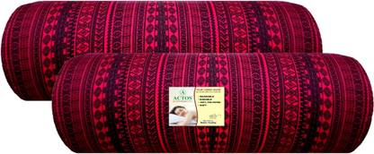 ACTOS Microfibre Bolster Pack of 2 Geometric Round