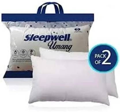 Sleepwell Microfibre Sleeping Pillow Pack of 2 Solid Pillow Set || Comfort And Support Pillow