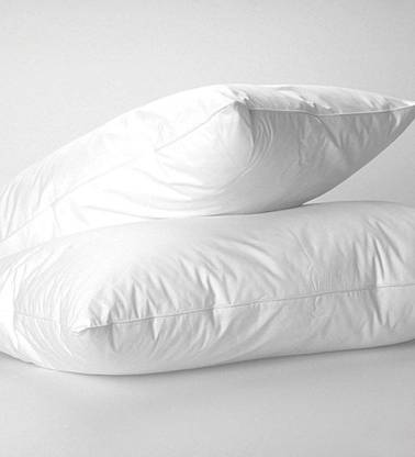 Cotton Solid Sleeping Pillow Pack of 2