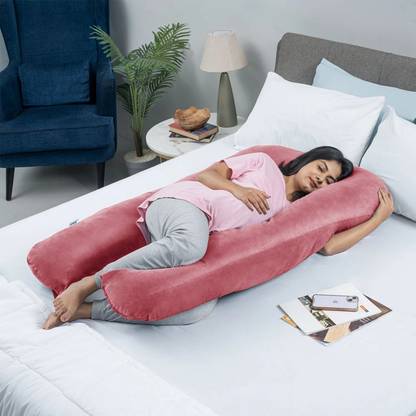 Wakefit U-Shape Memory Foam Solid Pregnancy Pillow Pack of 1