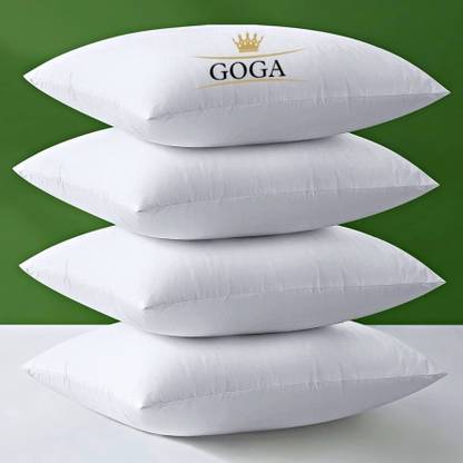 GOGA Cotton Sleeping Pillow Pack of 4 Solid LUXURY