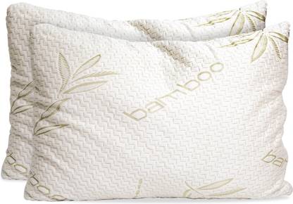 Sleepsia Bamboo Kids , Ultra Supportive Premium Fill Toddler - Microfibre Nature Sleeping Pillow Pack of 2
