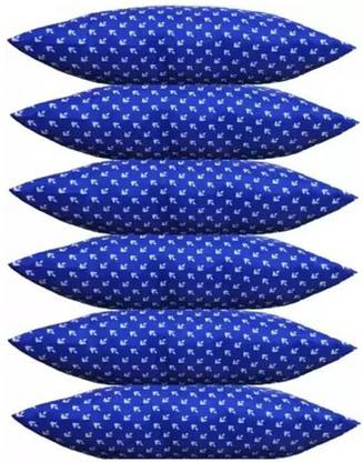 LIPONOS Polyester Fibre Sleeping Pillow Pack of 6 Solid LUXURY