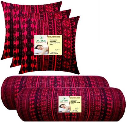 ACTOS Microfibre Bolster Pack of 5 Geometric