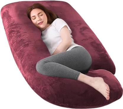 Vijay Premium series Polyester Fibre Solid Pregnancy Pillow Pack of 1