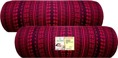 ACTOS Microfibre Bolster Pack of 2 Geometric Round