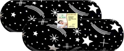 ACTOS Microfibre Bolster Pack of 2 Geometric