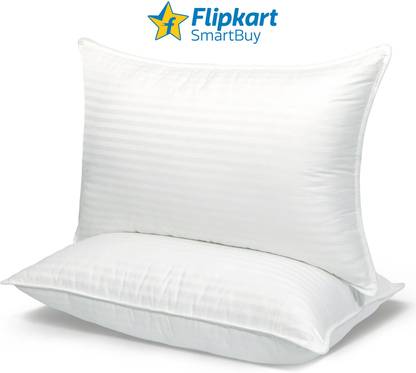 Flipkart SmartBuy Soft, Comfort And Support Microfibre Stripes Sleeping Pillow Pack of 2