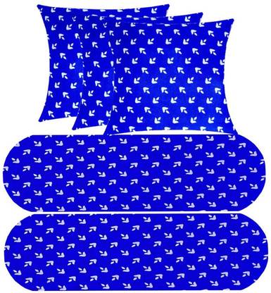 PALVIT Microfibre Bolster Pack of 5 Abstract