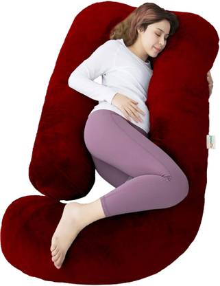 Oyo Baby Microfibre Pregnancy Pillow Pack of 1 Solid J-Shape