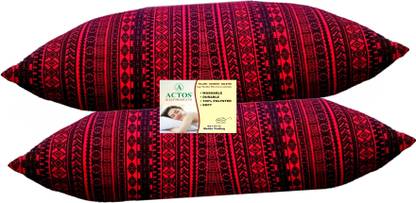 ACTOS Microfibre Sleeping Pillow Pack of 2 Abstract