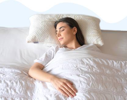 Sleepsia Shredded Bamboo Pillow I Luxury Pillow I Big Size Pillow I Ultra Soft Pillow - Memory Foam Nature Sleeping Pillow Pack of 1