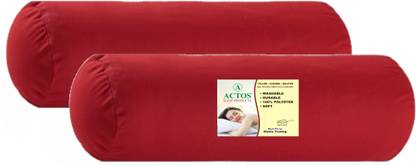 ACTOS Microfibre Bolster Pack of 2 Solid