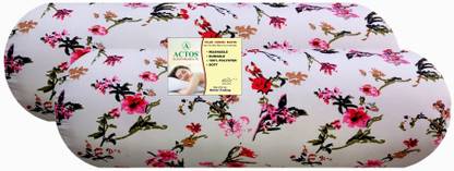 ACTOS Microfibre Bolster Pack of 2 Floral