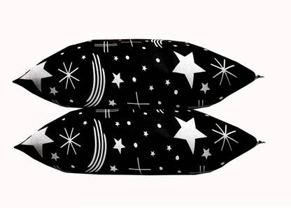 THUKRAN Polyester Fibre Abstract Sleeping Pillow Pack of 2